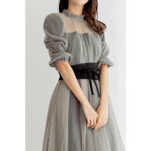 JOLIE TAYLA DRESS, Black, Size Small, Tulle, New with Tags